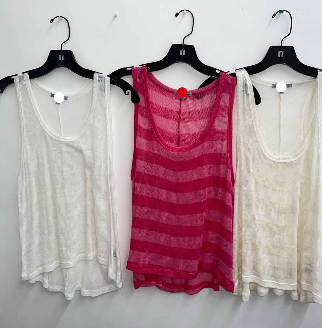 3 Color Tank Tops (24 pack)